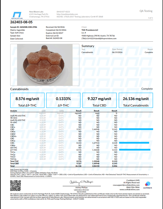Chill Country 8MG 10ct Gummies
