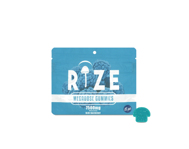 RIZE Mushroom Gummies Mega Dose