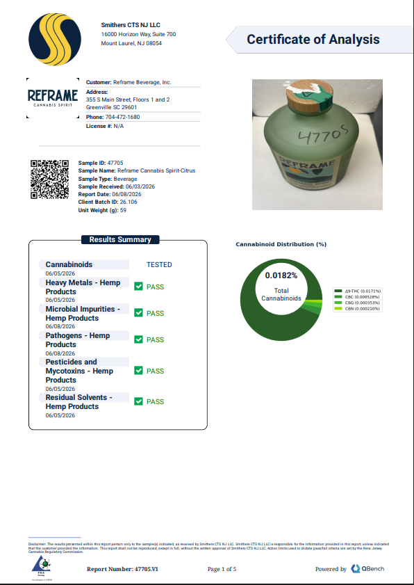 Reframe 750ml 10mg