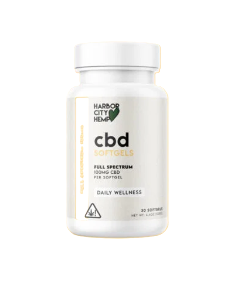 Harbor City Hemp Softgels Full Spectrum CBD