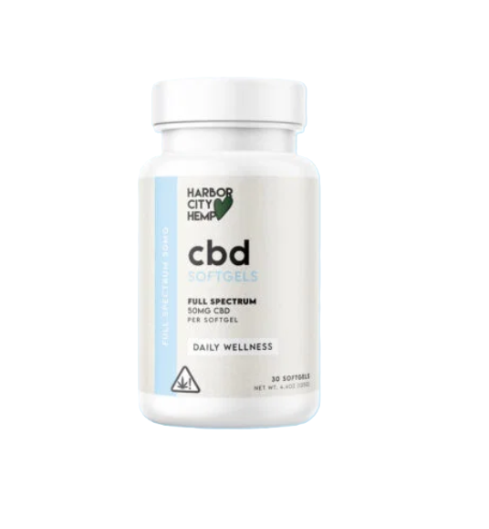 Harbor City Hemp Softgels Full Spectrum CBD