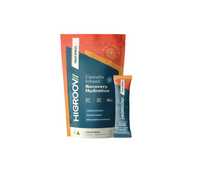 HIGROOVII Hydration Single Packets 10mg THC