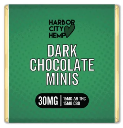 Harbor City Delta 9 THC:CBD (15mg:15mg) Chocolate Square