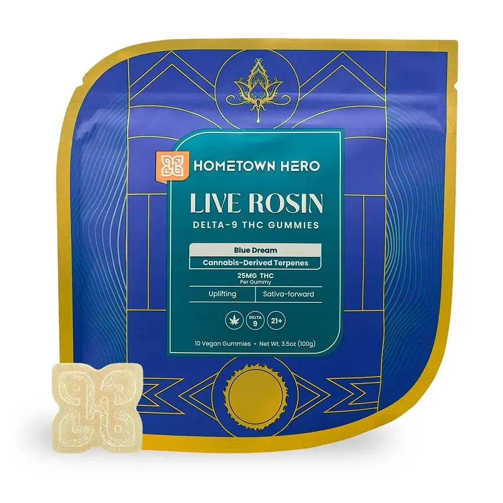 Hometown Hero Hemp Derived Delta 9 250MG Flavored Gummies