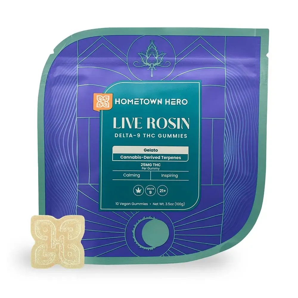 Hometown Hero Hemp Derived Delta 9 250MG Flavored Gummies