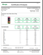 HomeTown Hero 25mg D9 Drink