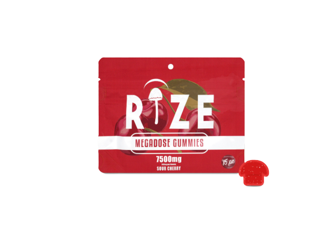 RIZE Mushroom Gummies Mega Dose