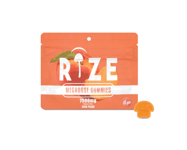 RIZE Mushroom Gummies Mega Dose