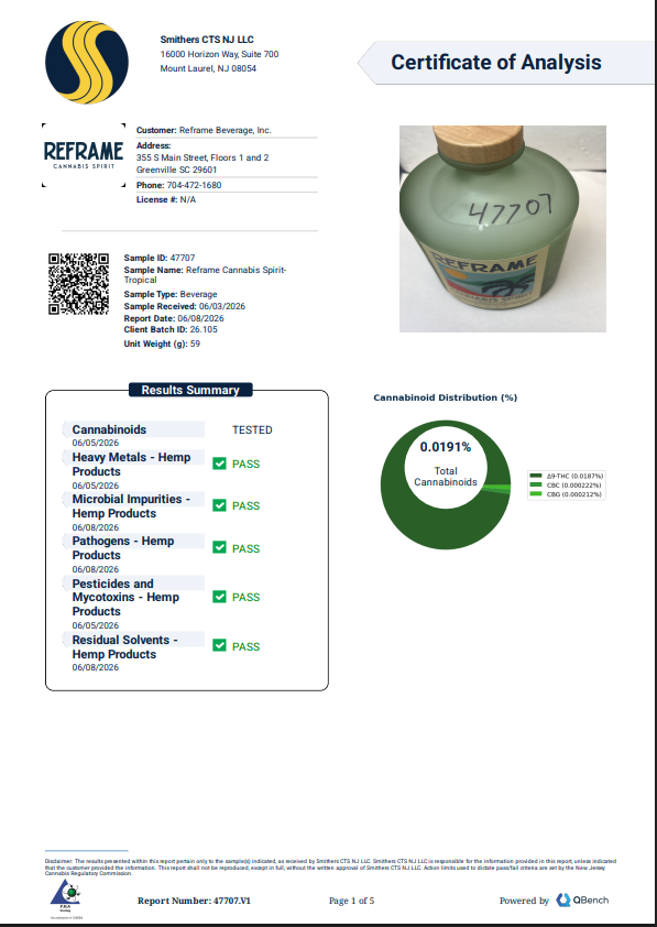 Reframe 750ml 10mg